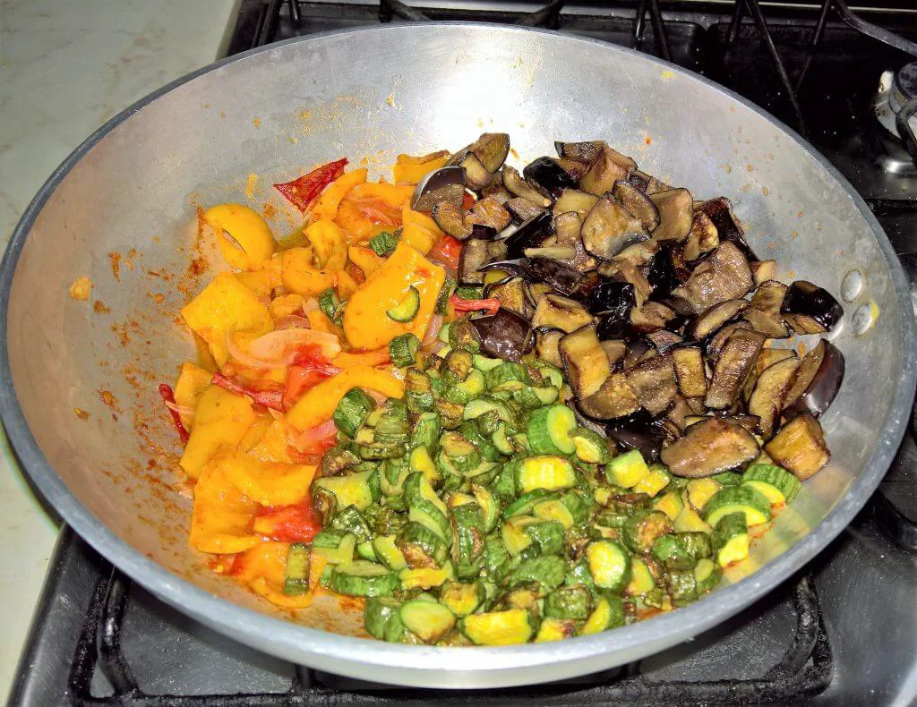 farfalloni verdure e noci